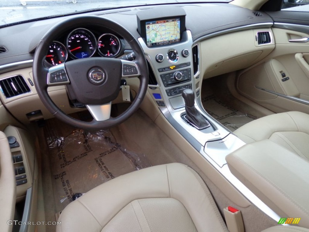 Cashmere/Cocoa Interior 2013 Cadillac CTS 4 3.0 AWD Sedan Photo #88292535