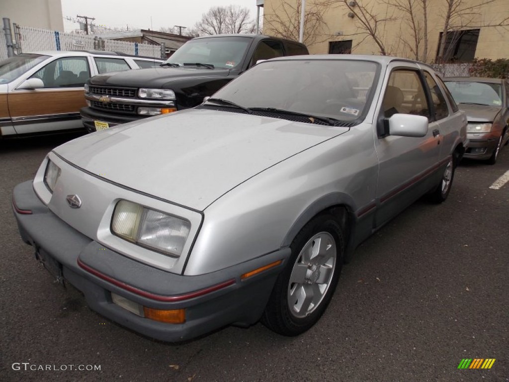 Strato Silver Metallic 1987 Merkur XR4Ti Standard XR4Ti Model Exterior Photo #88293051