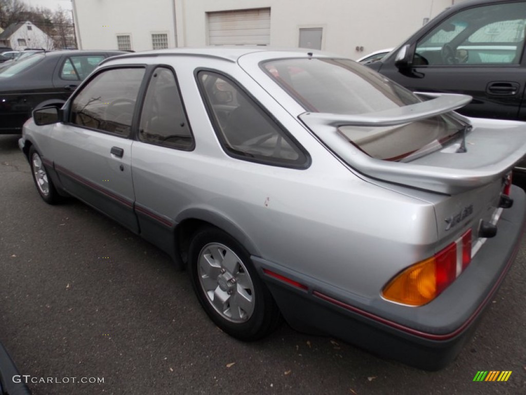 Strato Silver Metallic 1987 Merkur XR4Ti Standard XR4Ti Model Exterior Photo #88293075