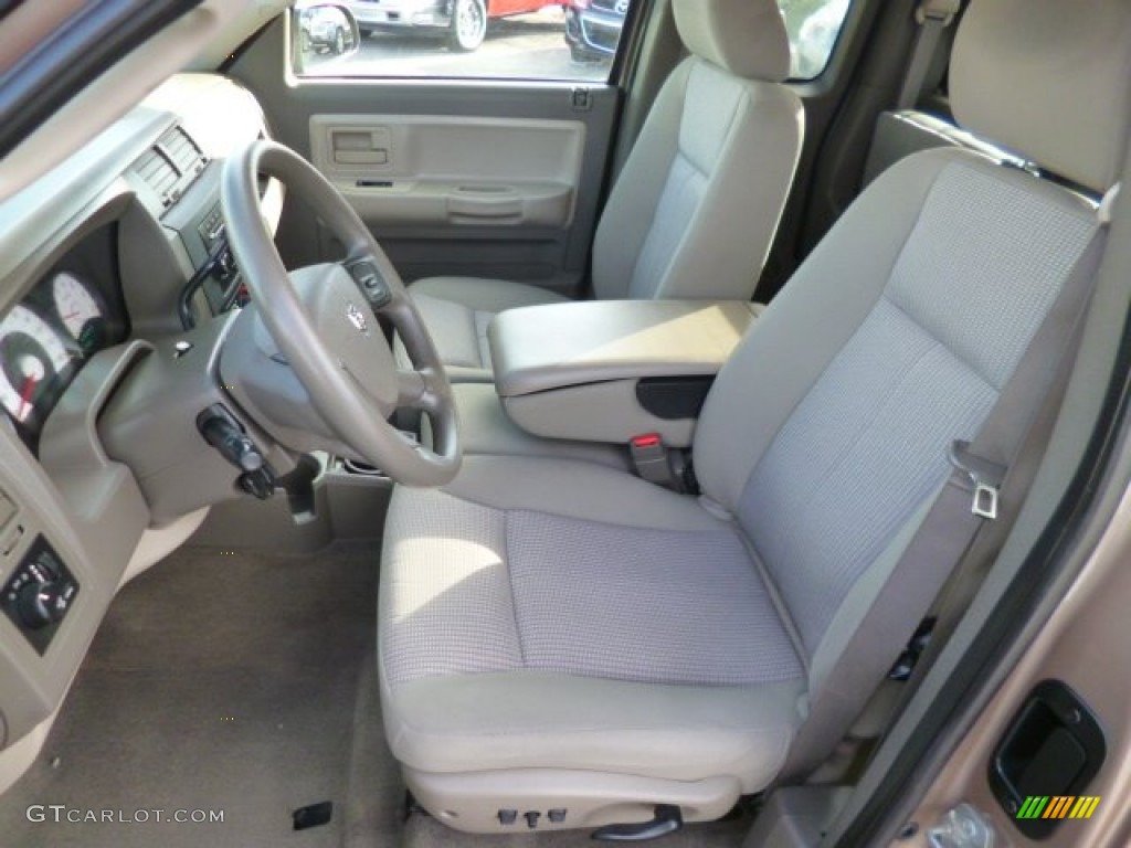 2010 Dodge Dakota Big Horn Extended Cab 4x4 Front Seat Photo #88293297