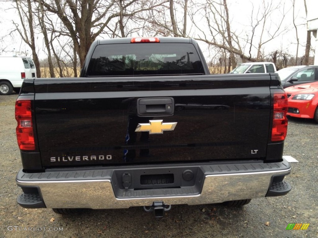 2014 Silverado 1500 LTZ Z71 Double Cab 4x4 - Black / Jet Black photo #5