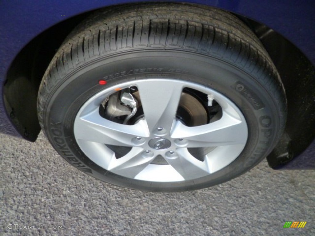 2013 Elantra GLS - Indigo Night / Gray photo #9
