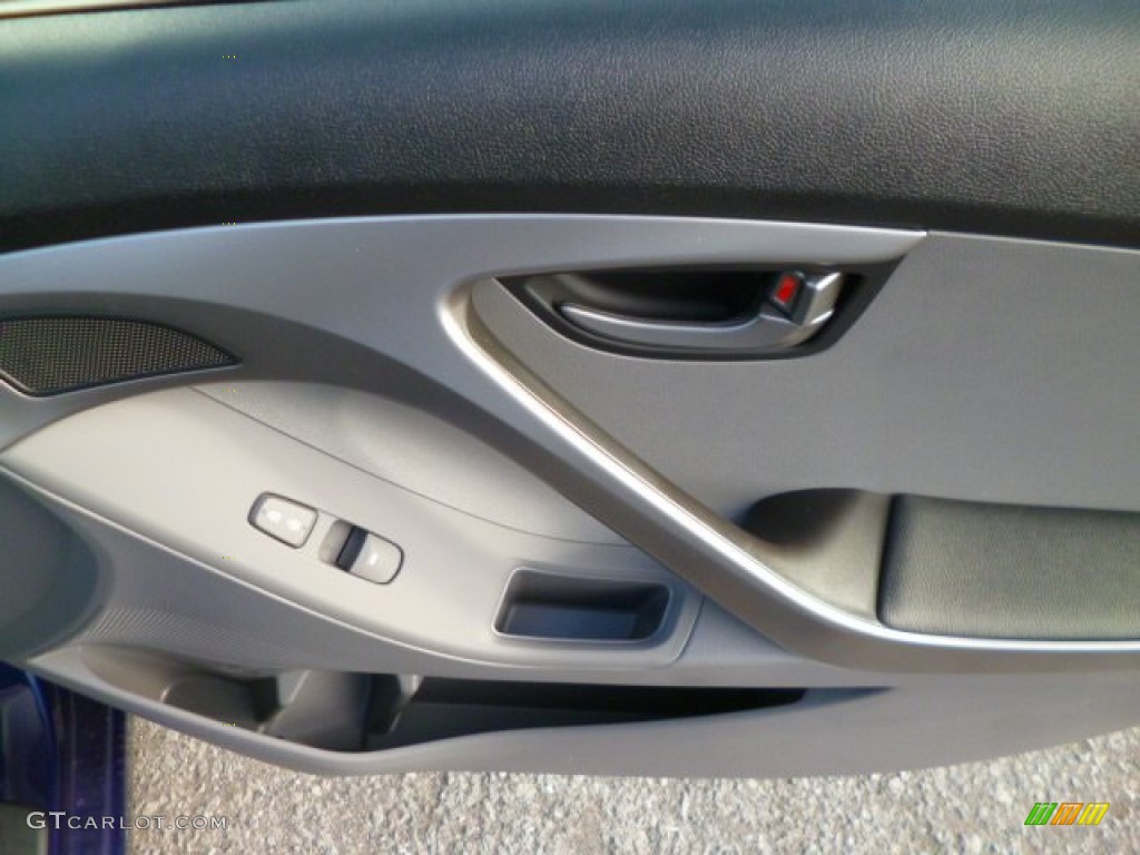 2013 Elantra GLS - Indigo Night / Gray photo #11