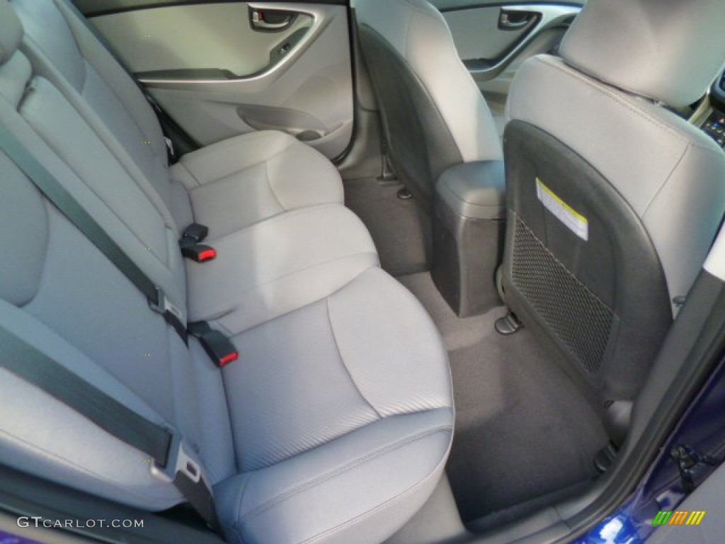 2013 Elantra GLS - Indigo Night / Gray photo #12
