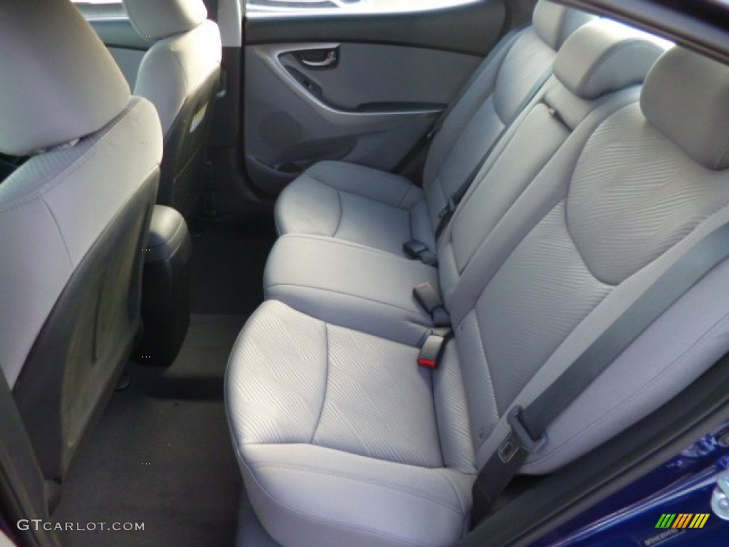 2013 Elantra GLS - Indigo Night / Gray photo #13