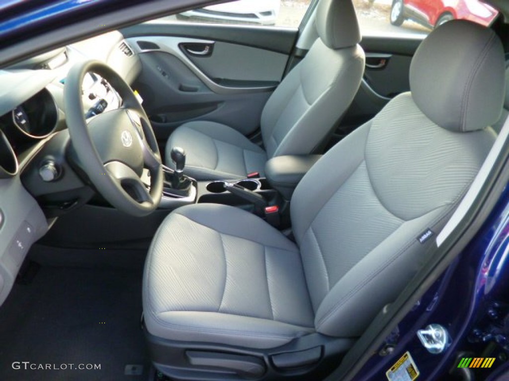 2013 Elantra GLS - Indigo Night / Gray photo #15