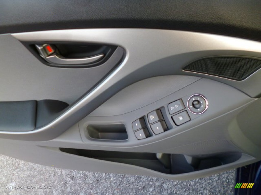 2013 Elantra GLS - Indigo Night / Gray photo #17