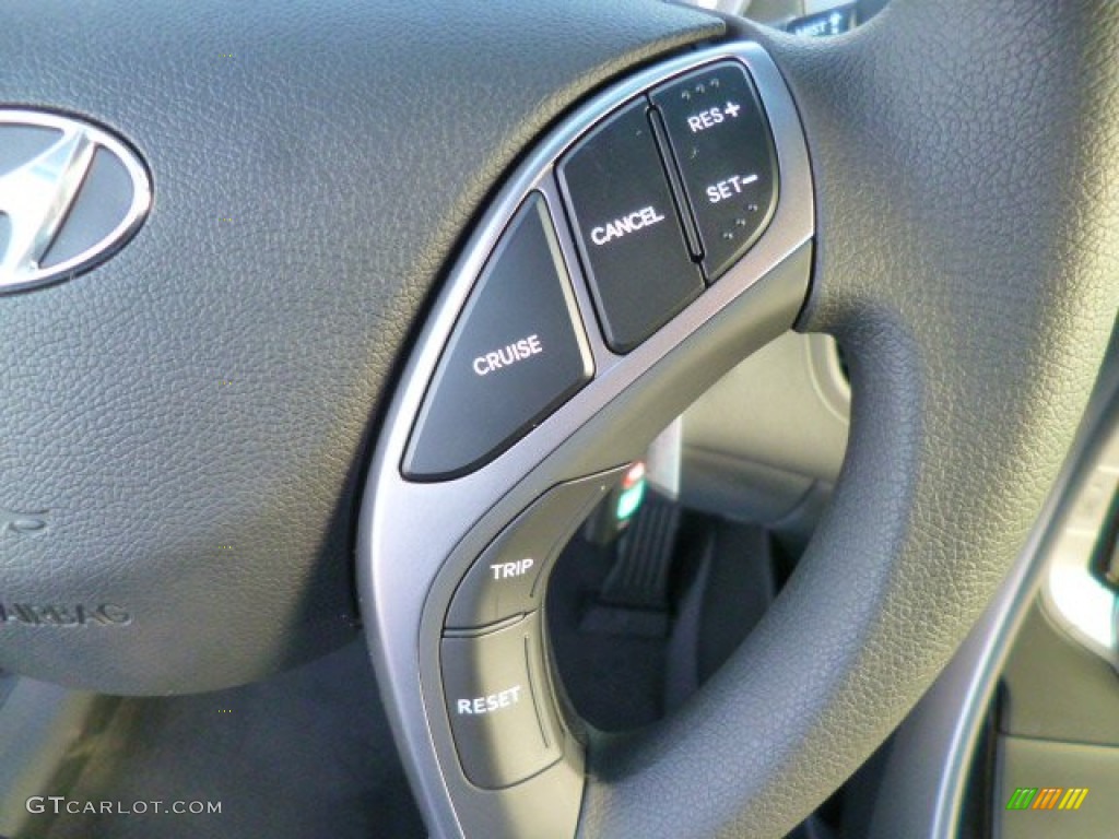 2013 Elantra GLS - Indigo Night / Gray photo #18