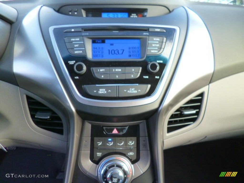 2013 Elantra GLS - Indigo Night / Gray photo #19