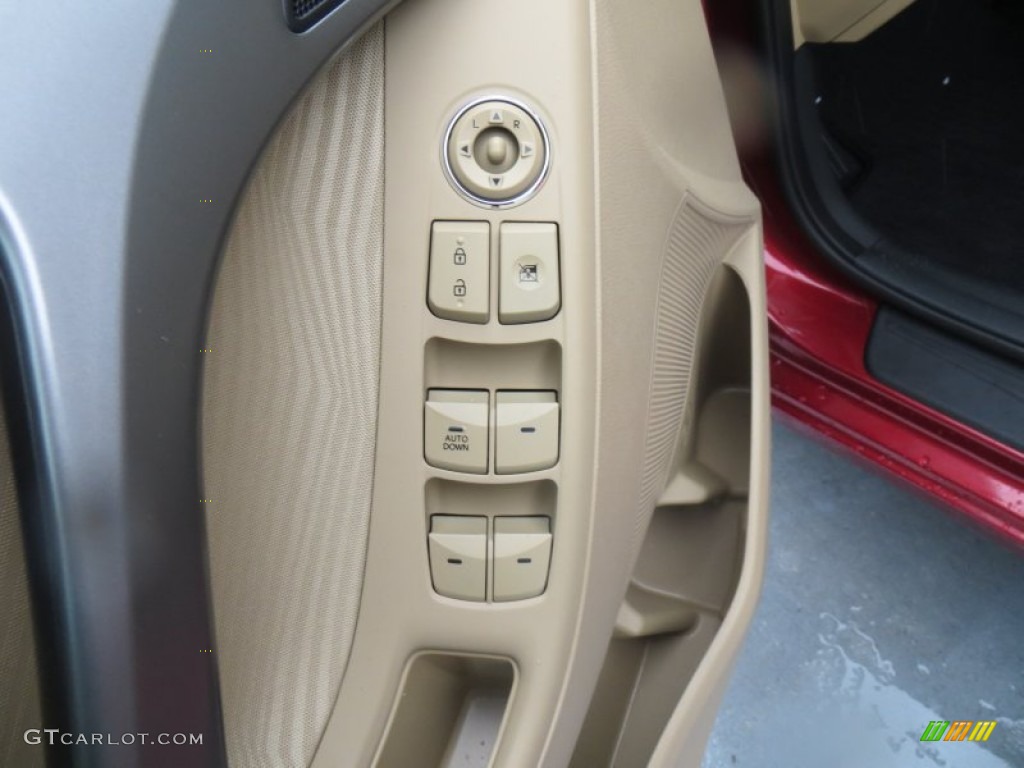 2013 Elantra GLS - Red / Beige photo #25