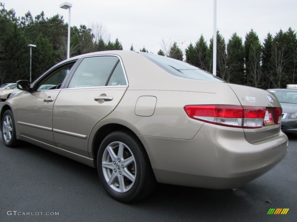 2003 Accord EX V6 Sedan - Desert Mist Metallic / Ivory photo #2