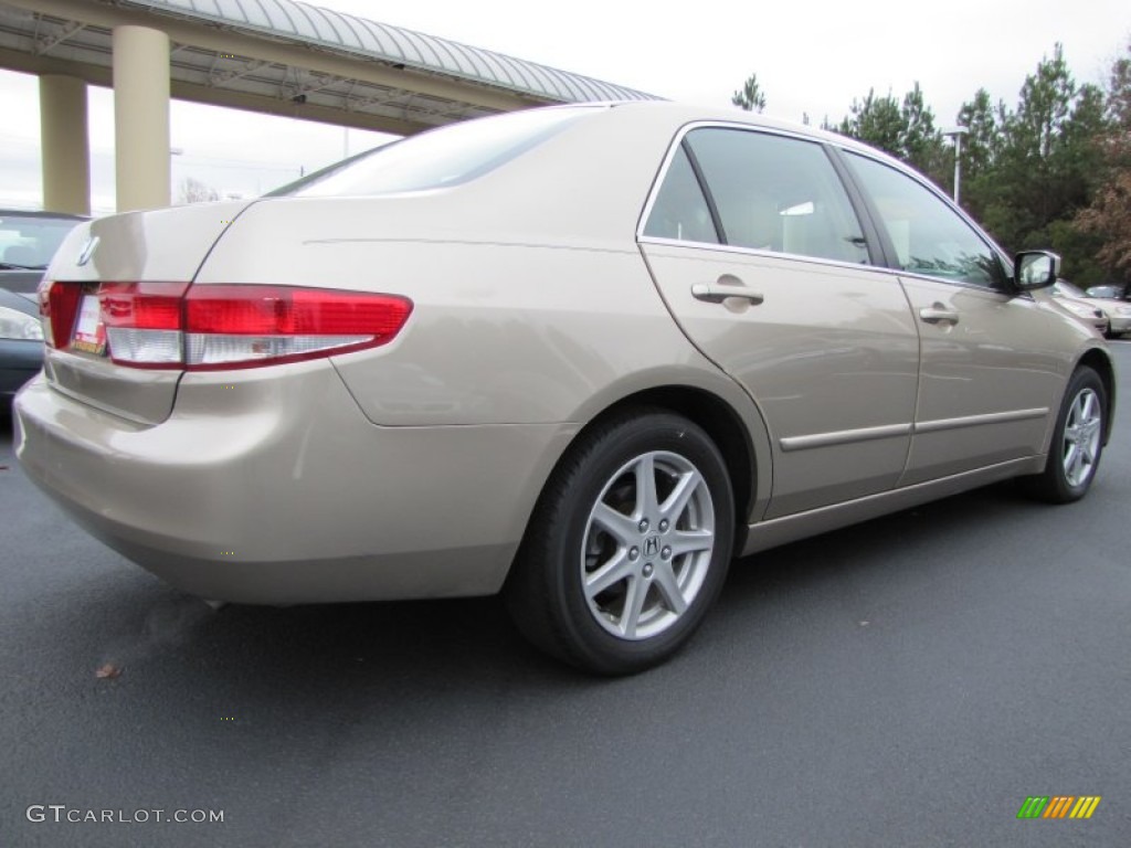 2003 Accord EX V6 Sedan - Desert Mist Metallic / Ivory photo #3