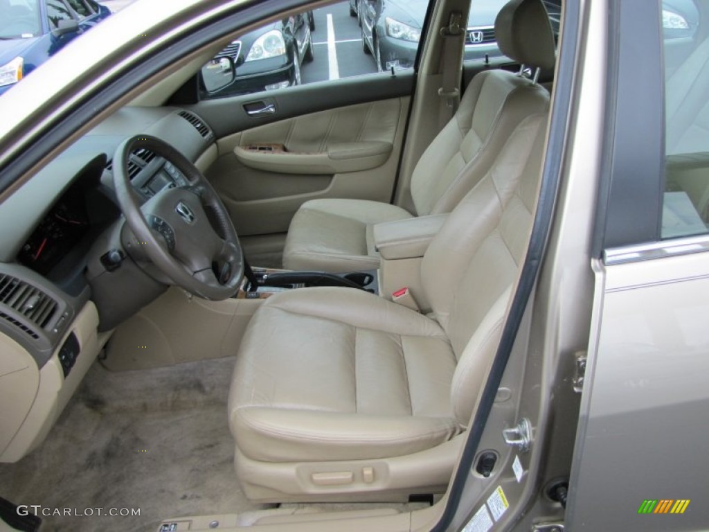 2003 Accord EX V6 Sedan - Desert Mist Metallic / Ivory photo #6