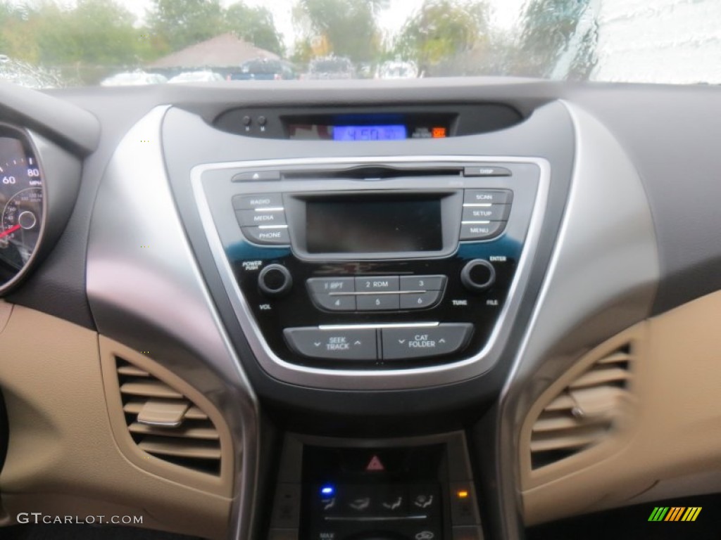 2013 Elantra GLS - Red / Beige photo #32