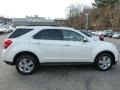 2014 White Diamond Tricoat Chevrolet Equinox LT AWD  photo #2