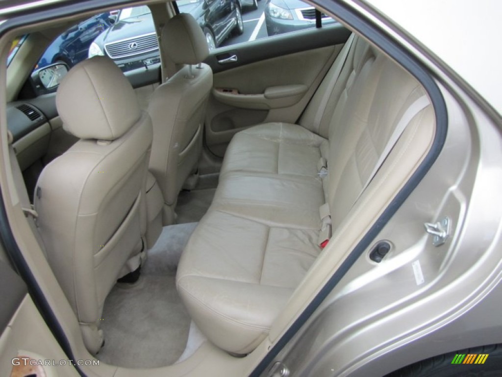 2003 Accord EX V6 Sedan - Desert Mist Metallic / Ivory photo #8