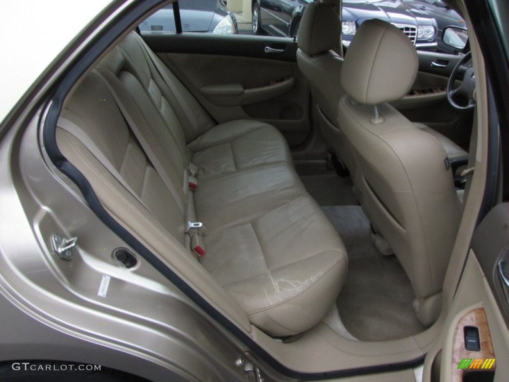 2003 Accord EX V6 Sedan - Desert Mist Metallic / Ivory photo #10