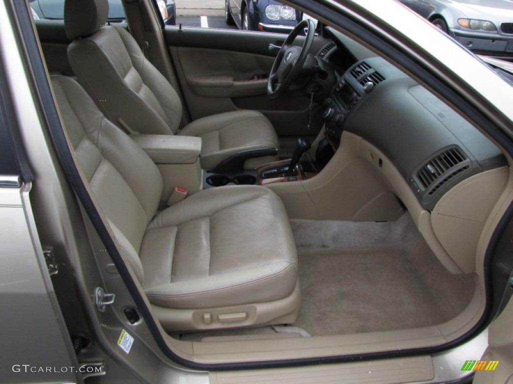 2003 Accord EX V6 Sedan - Desert Mist Metallic / Ivory photo #11