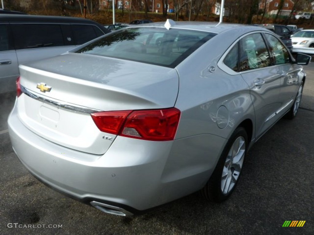 2014 Impala LTZ - Silver Ice Metallic / Jet Black photo #3
