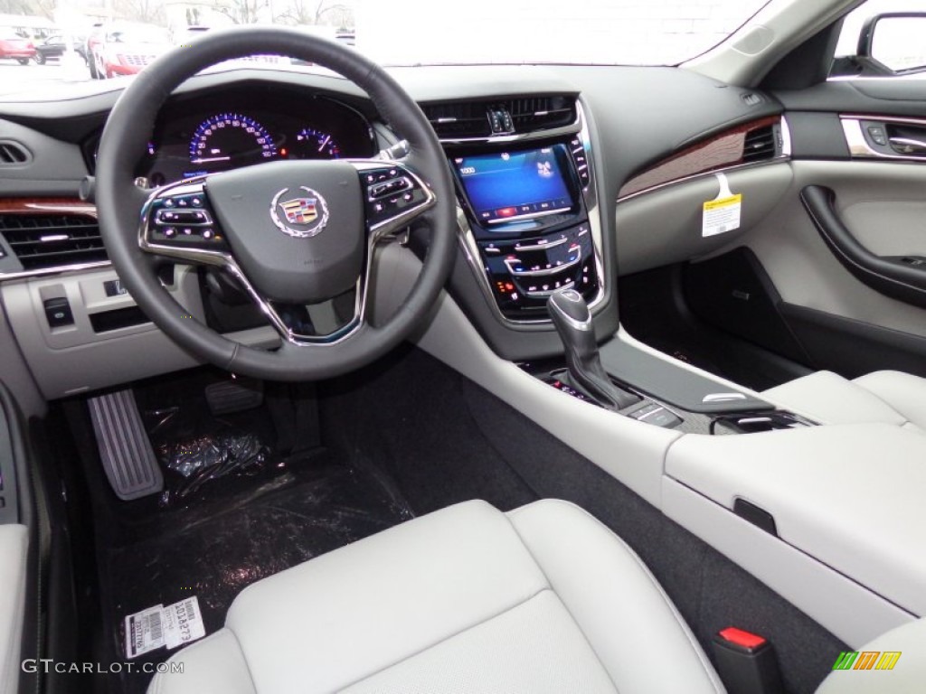 Light Platinum/Jet Black Interior 2014 Cadillac CTS Luxury Sedan AWD Photo #88295568