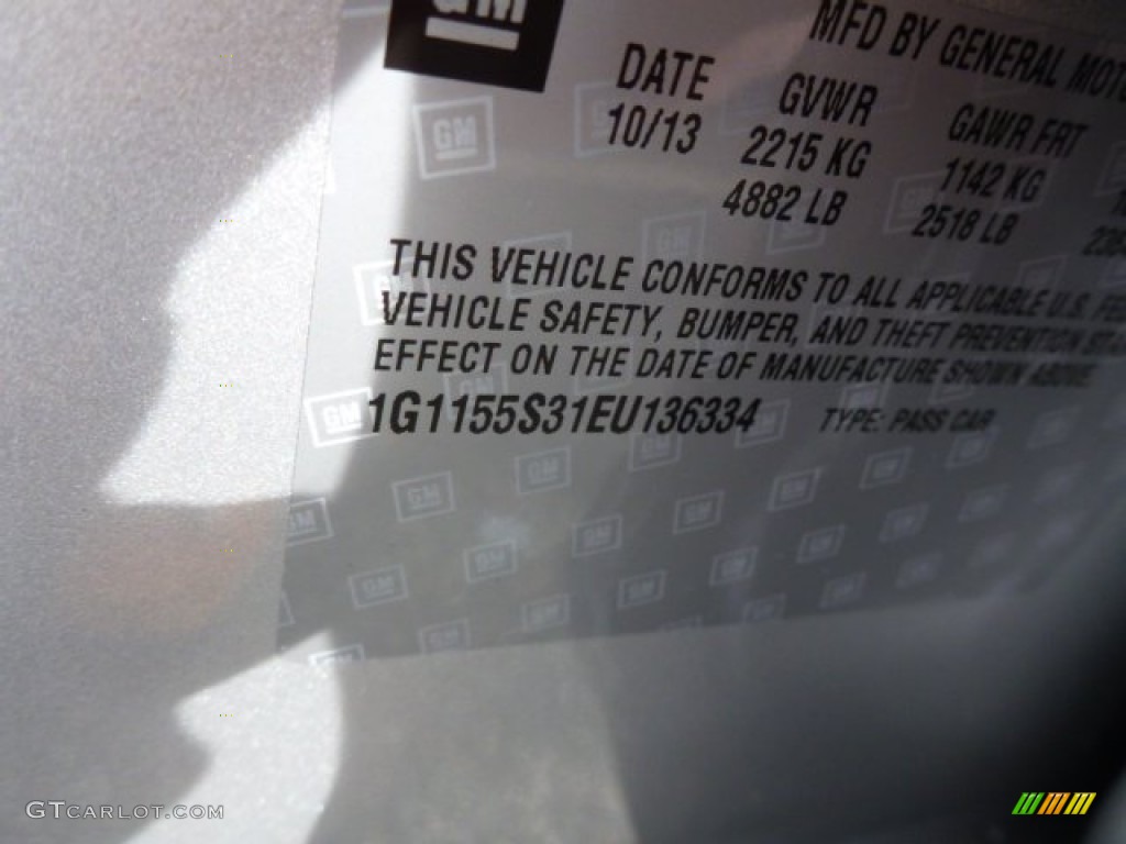 2014 Impala LTZ - Silver Ice Metallic / Jet Black photo #15