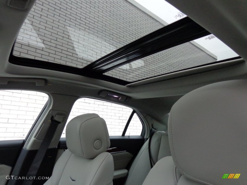 2014 CTS Luxury Sedan AWD - White Diamond Tricoat / Light Platinum/Jet Black photo #14