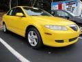 2003 Speed Yellow Mazda MAZDA6 i Sedan  photo #4