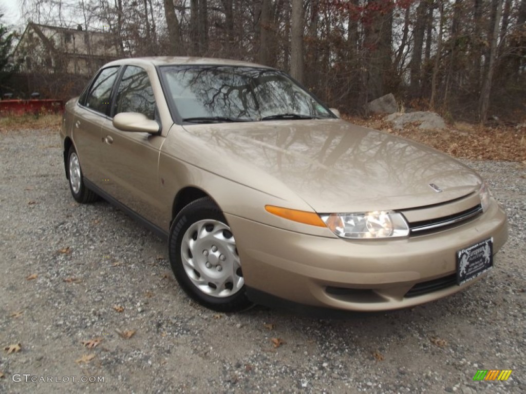 2000 L Series LS1 Sedan - Medium Gold / Medium Tan photo #2