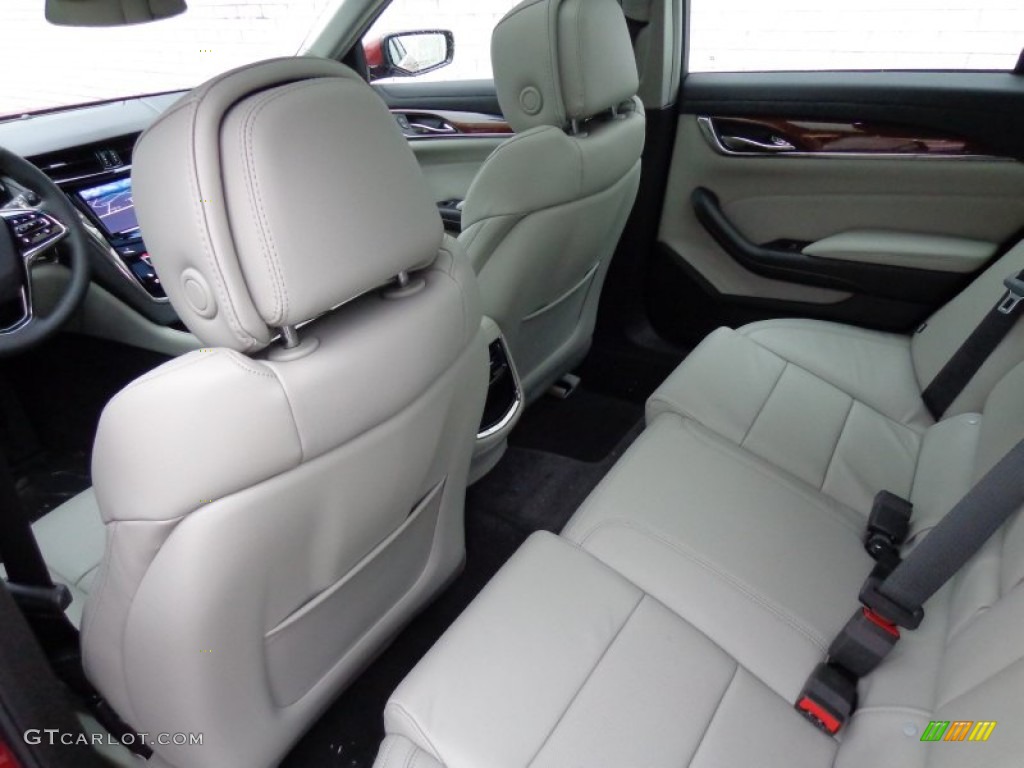Light Platinum/Jet Black Interior 2014 Cadillac CTS Luxury Sedan AWD Photo #88296032