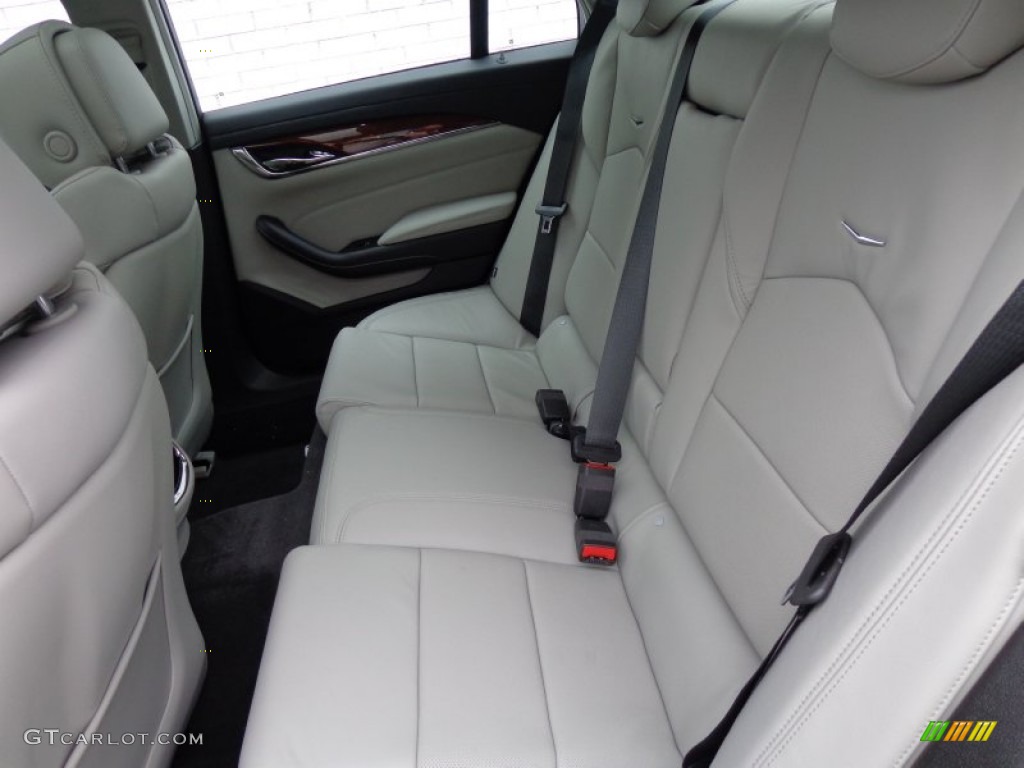 Light Platinum/Jet Black Interior 2014 Cadillac CTS Luxury Sedan AWD Photo #88296057