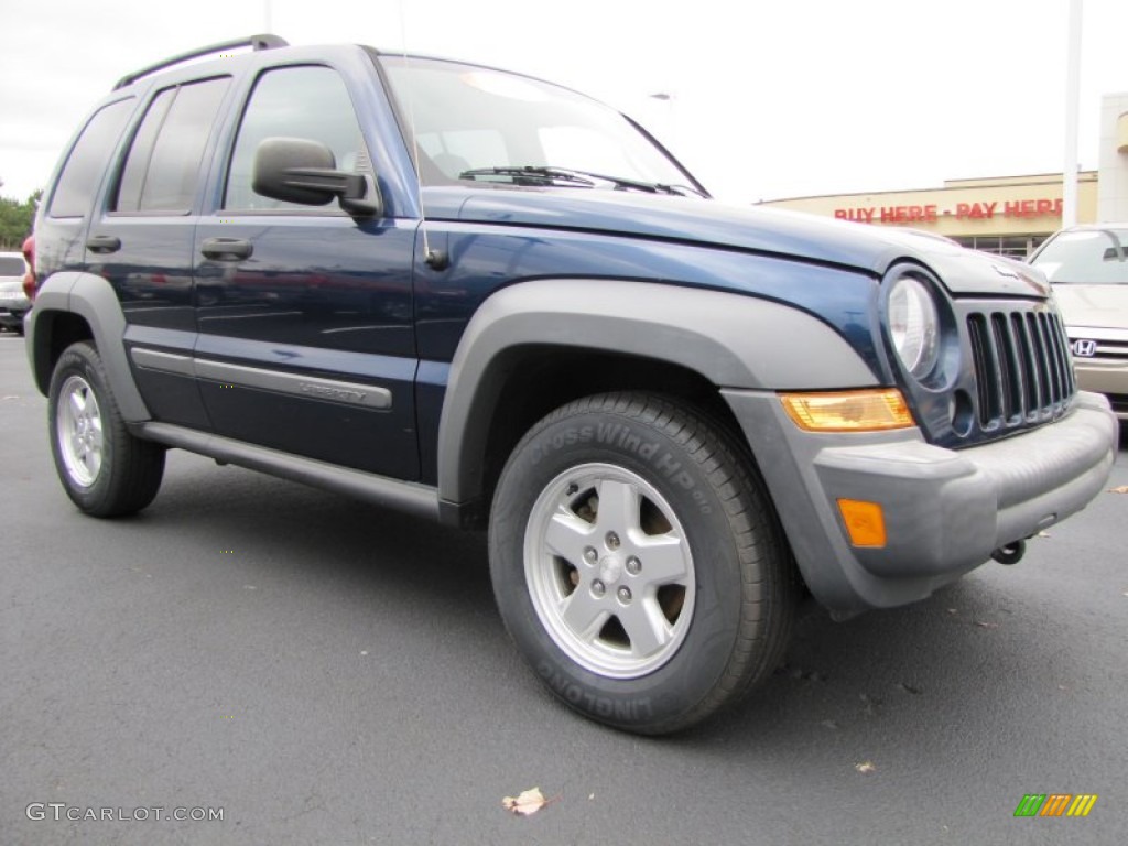 2005 Liberty Sport - Patriot Blue Pearl / Medium Slate Gray photo #4