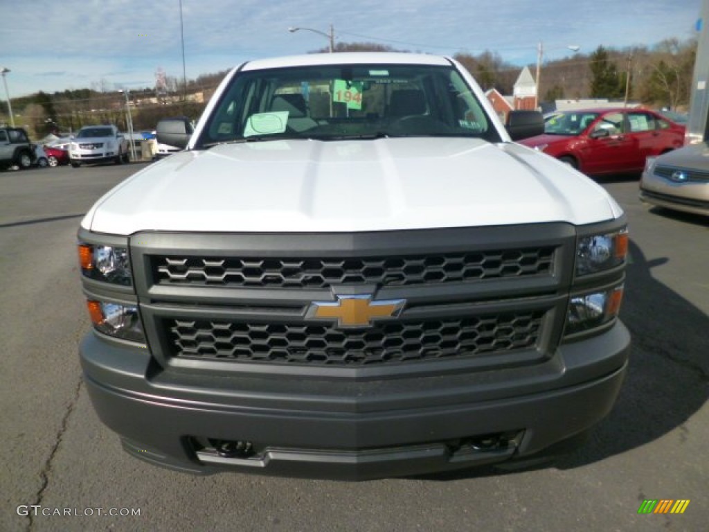 2014 Silverado 1500 WT Double Cab 4x4 - Summit White / Jet Black/Dark Ash photo #2