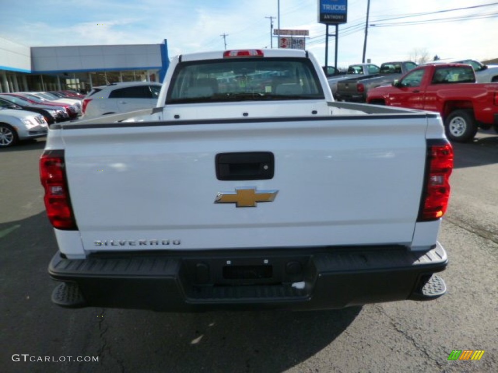 2014 Silverado 1500 WT Double Cab 4x4 - Summit White / Jet Black/Dark Ash photo #6