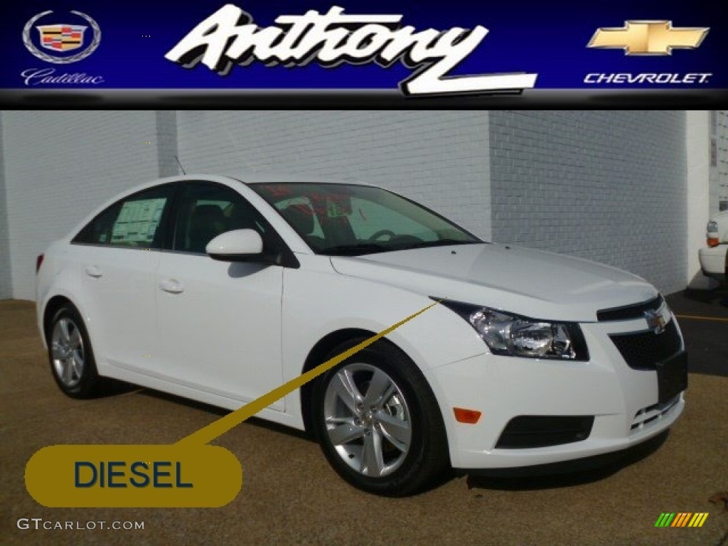 2014 Cruze Diesel - Summit White / Cocoa/Light Neutral photo #1