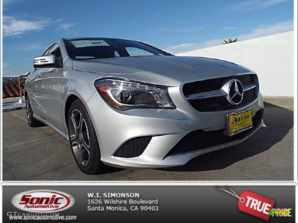 2014 CLA 250 - Polar Silver Metallic / Black photo #1