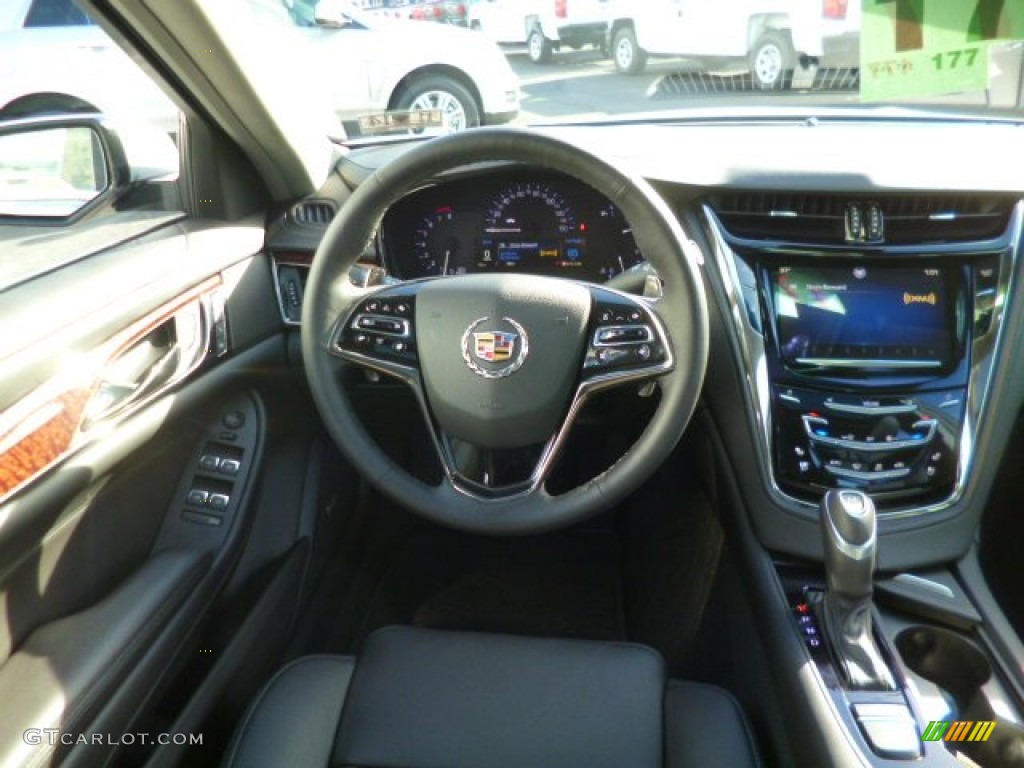 2014 CTS Luxury Sedan AWD - Radiant Silver Metallic / Ebony/Ebony photo #14