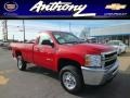 2014 Victory Red Chevrolet Silverado 2500HD WT Regular Cab 4x4  photo #1