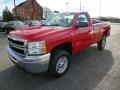 2014 Victory Red Chevrolet Silverado 2500HD WT Regular Cab 4x4  photo #3