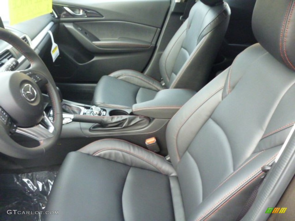 Black Interior 2014 Mazda MAZDA3 s Touring 5 Door Photo #88299849