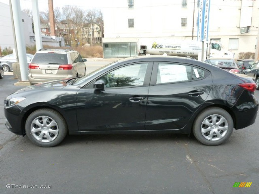 Jet Black Mica 2014 Mazda MAZDA3 i Sport 4 Door Exterior Photo #88300458
