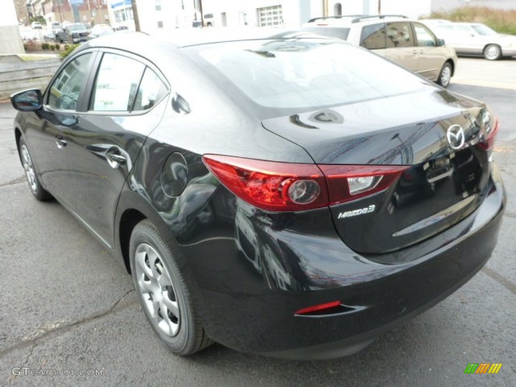 Jet Black Mica 2014 Mazda MAZDA3 i Sport 4 Door Exterior Photo #88300476