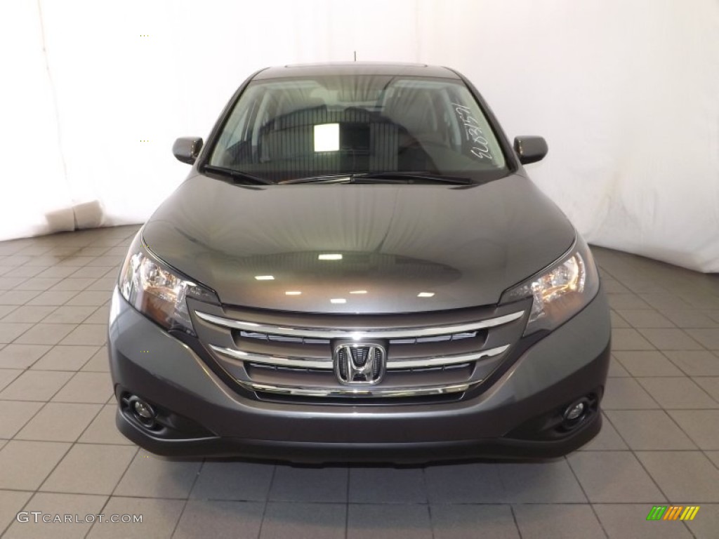 2014 CR-V EX AWD - Polished Metal Metallic / Gray photo #2