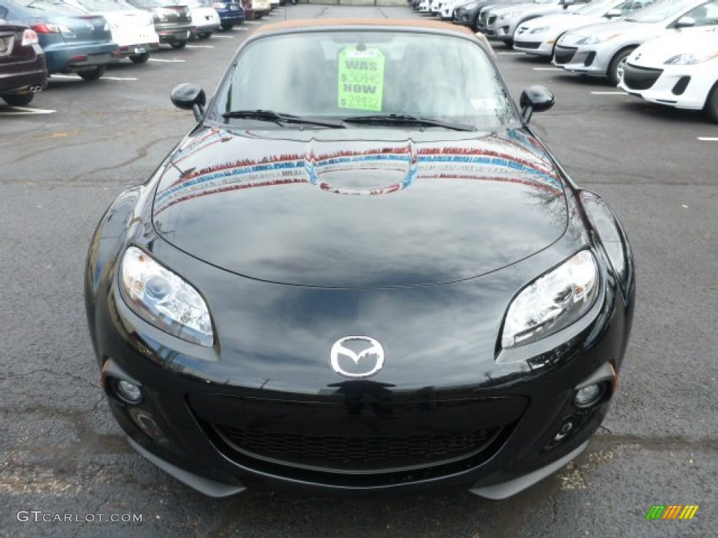 Jet Black 2014 Mazda MX-5 Miata Grand Touring Roadster Exterior Photo #88300926