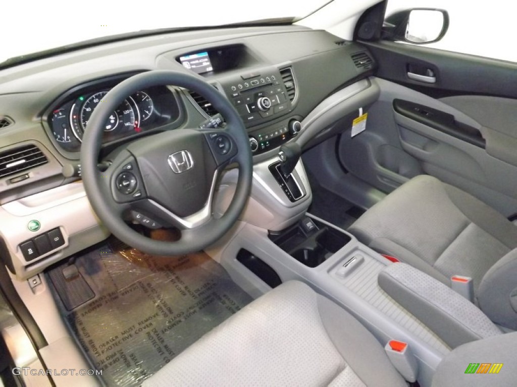 Gray Interior 2014 Honda CR-V EX AWD Photo #88301055
