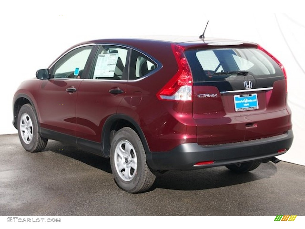 2014 CR-V LX - Basque Red Pearl II / Gray photo #5