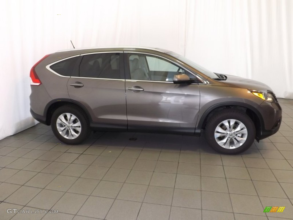 2014 CR-V EX-L - Urban Titanium Metallic / Beige photo #5