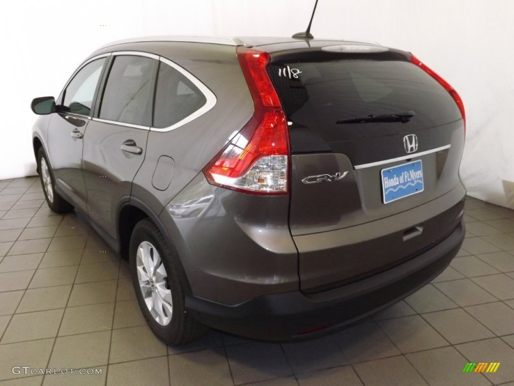 2014 CR-V EX-L - Urban Titanium Metallic / Beige photo #6