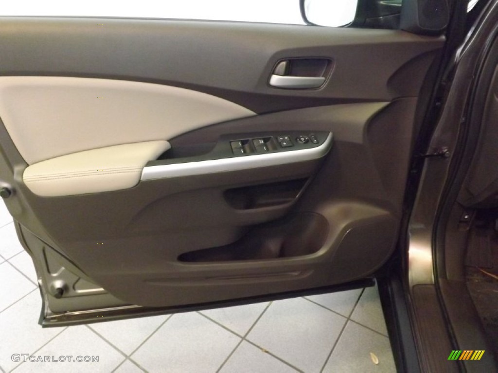 2014 CR-V EX-L - Urban Titanium Metallic / Beige photo #9