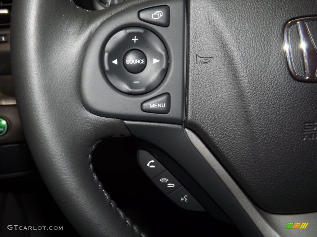 2014 CR-V EX-L - Urban Titanium Metallic / Beige photo #24