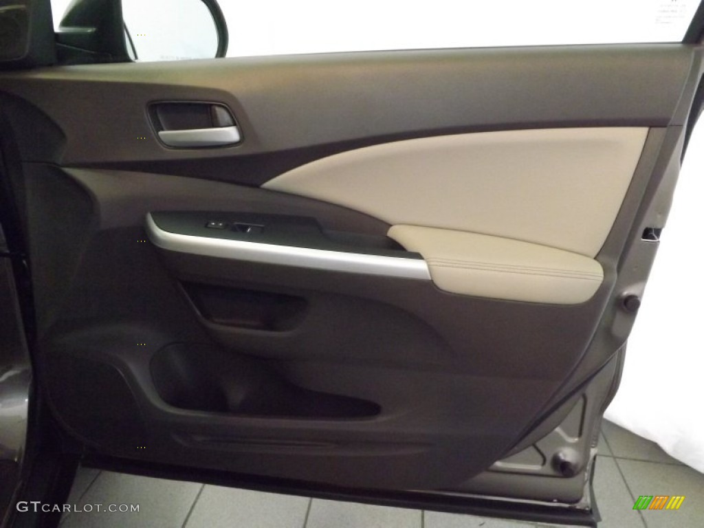 2014 CR-V EX-L - Urban Titanium Metallic / Beige photo #33